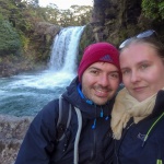 Devant les Tawhai Falls